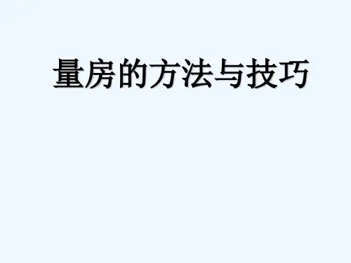 家装量房的方法与技巧 PPT