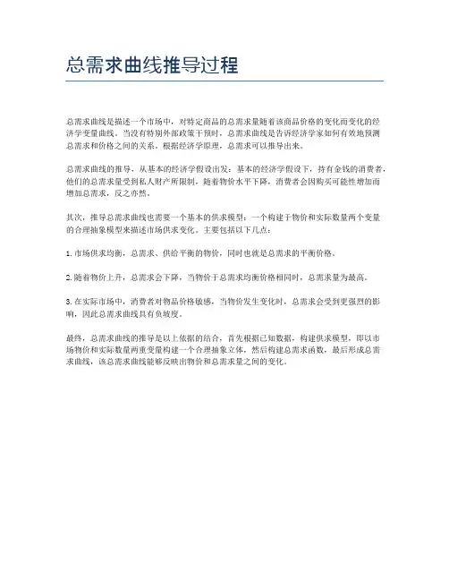 总需求曲线推导过程