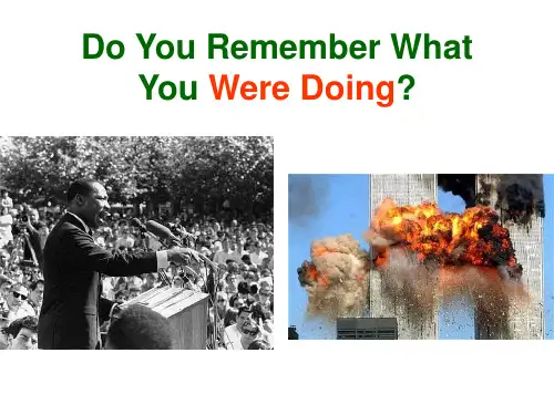 八下 unit 5 Do You Remember What You Were Doing