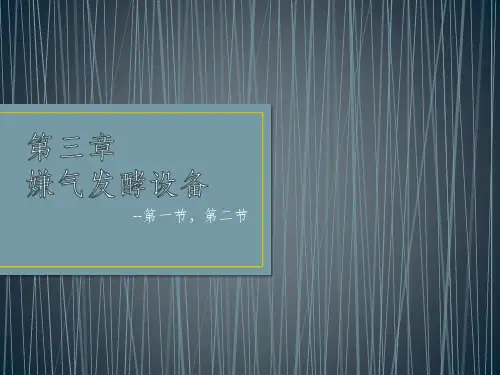 生化工程设备-第一篇-第三章-嫌弃发酵设备-第一节,第二节