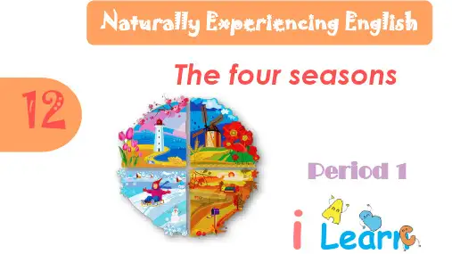 沪教牛津版(深圳用)英语三年级上册Unit12 The four seasons 课件