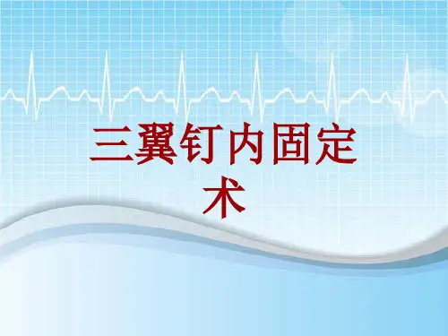 手术讲解模板：三翼钉内固定术