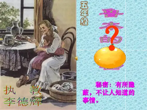 鲁本的秘密课件PPT版