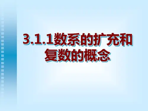 数系的扩充与复数的引入 PPT