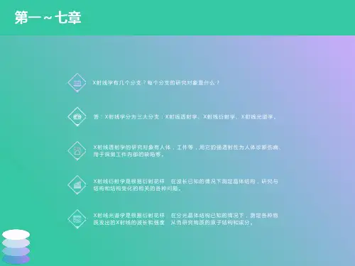 材料分析1-7章习题讲解
