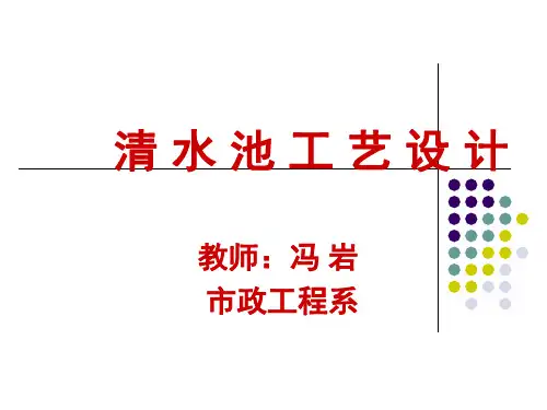 清水池工艺设计