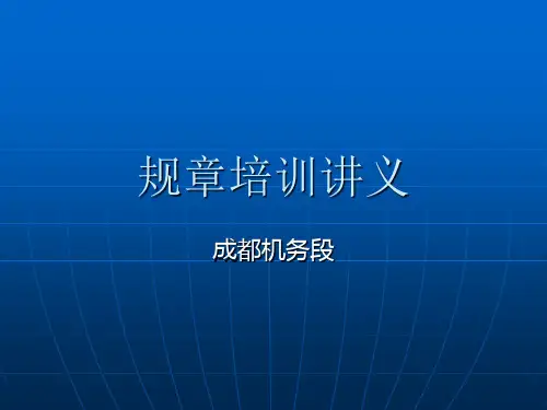 技规 演示文稿