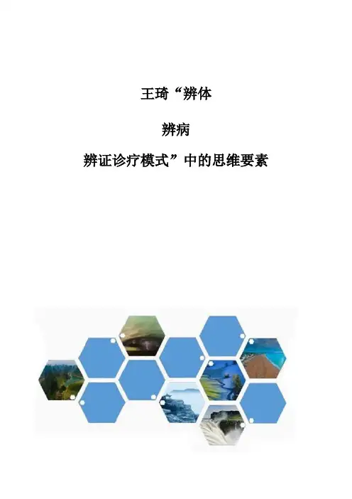 王琦辨体-辨病-辨证诊疗模式中的思维要素