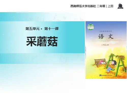《采蘑菇》PPT【优质课件】