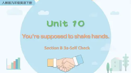 《You are supposed to shake hands》 PPT教学课件(第3课时)
