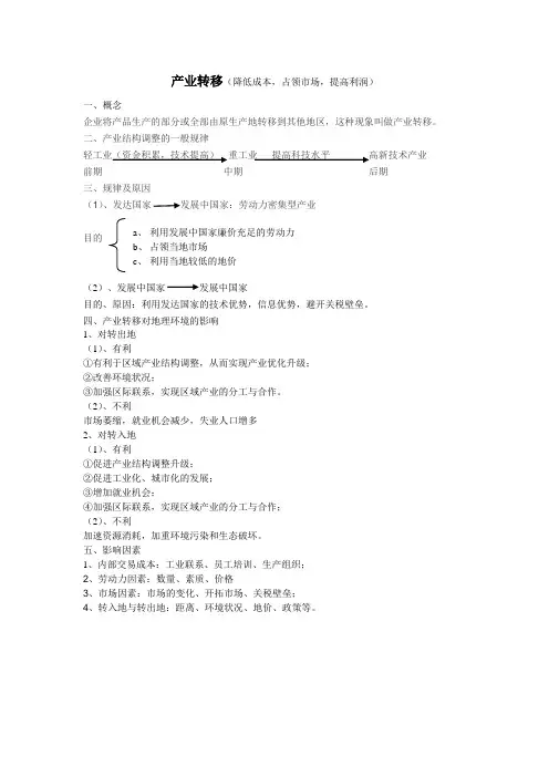 产业转移