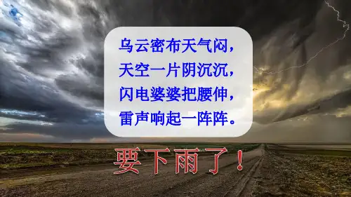 二下语文16《雷雨》优秀课件PPT