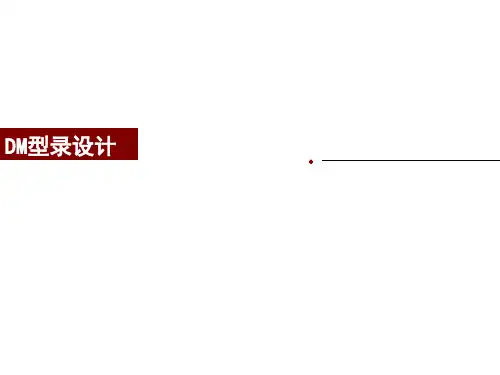 DM型录-设计