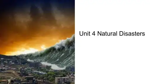 《Natural disasters》PPT教学课件