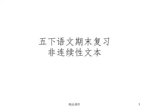 非连续性文本ppt课件