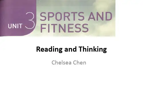 新人教版英语必修1-Unit 3-Reading and Thinking