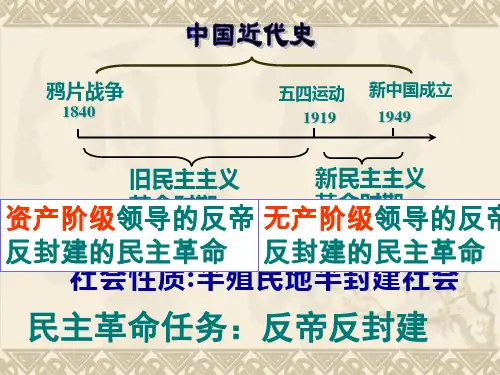 八年级历史上册第一单元复习总结课件