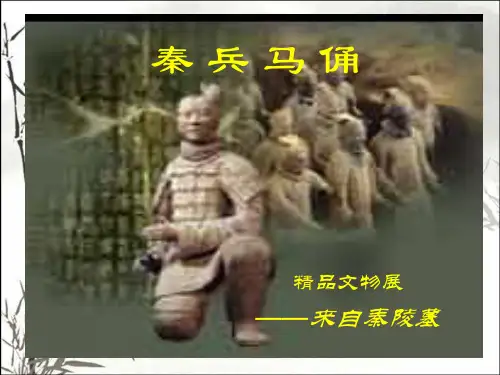 小学美术-秦兵马俑简介 PPT