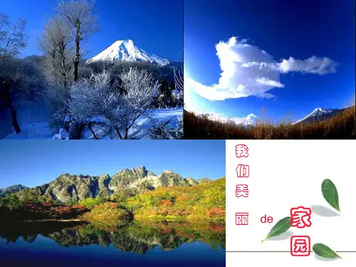 初中政治  地球的第一声叹息 人民版  优秀公开课件