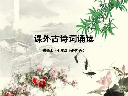 《课外古诗词诵读》PPT-完美版