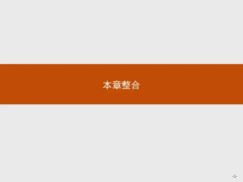 鲁科版高中化学选修5有机化学基础精品课件 第2章整合