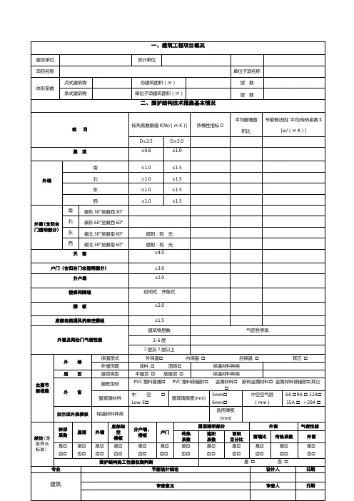 湖南省节能审查表