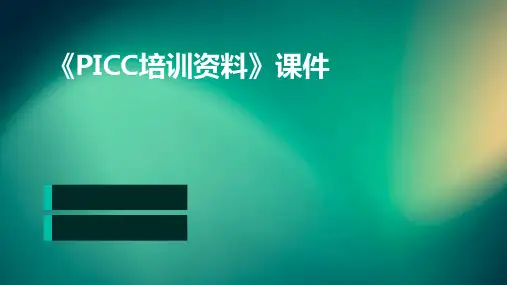 《PICC培训资料》课件