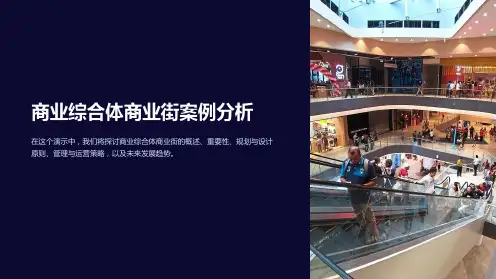 商业综合体商业街案例分析