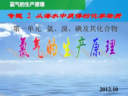 氯气的生产原理ppt7 苏教版优质课件