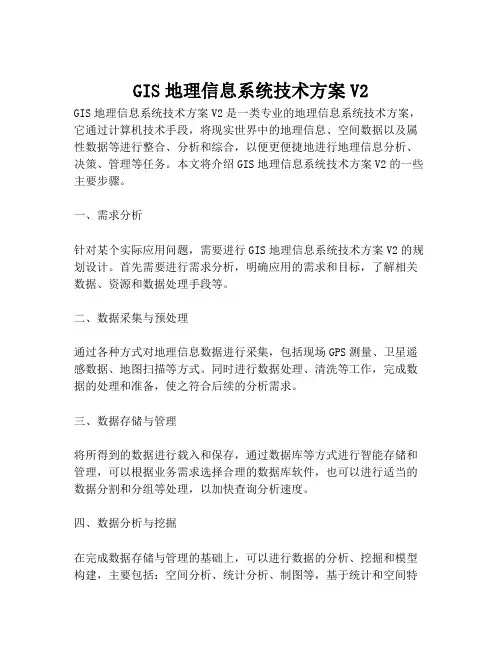 2023-GIS地理信息系统技术方案V2-1