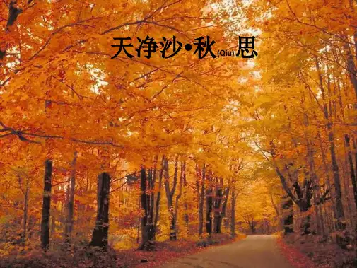 五年级语文上册《秋思》课件 (2)