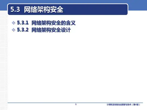 计算机系统安全原理与技术课件第5章第3节