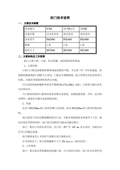 拍门