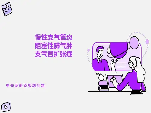 慢性支气管炎、肺气肿、支气管扩张诊断与治疗
