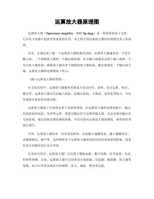 运算放大器原理图