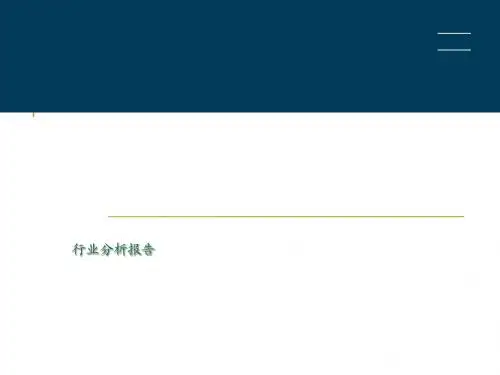 --投资报告保健品行业分析