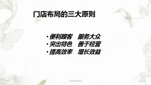 门店布局与陈列ppt课件