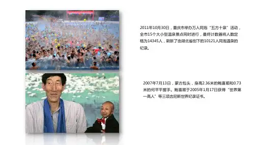 中国吉尼斯世界纪录名人