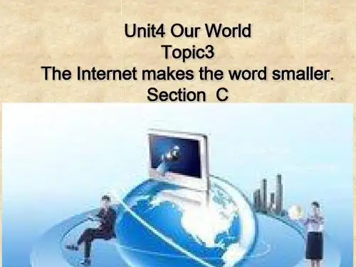仁爱版八年级英语上册 Unit 4 Topic 3 Section C