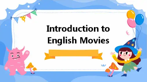英文电影英语介绍-ppt
