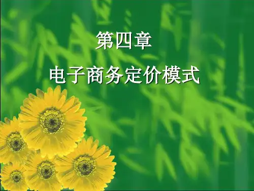 第四章电子商务定价模式