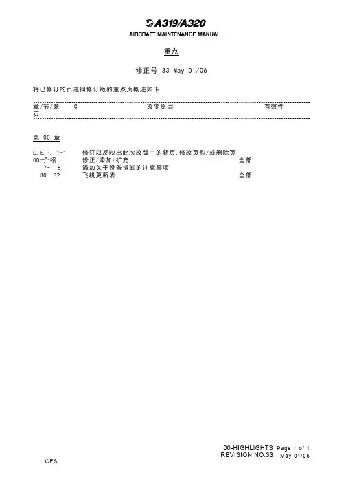 空中客车320飞机的数据介绍