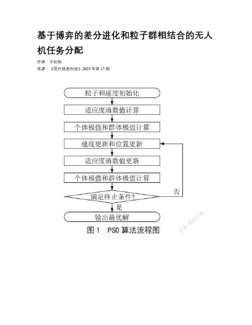 基于博弈的差分进化和粒子群相结合的无人机任务分配