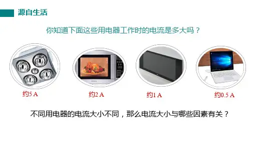 人教版物理九年级全册17.1《电流与电压和电阻的关系》 课件