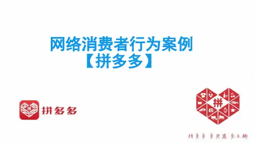 案例--拼多多ppt课件