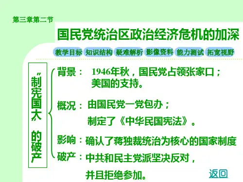 国民党统治区政治经济危机的加深014531朱小荣(PPT)5-3