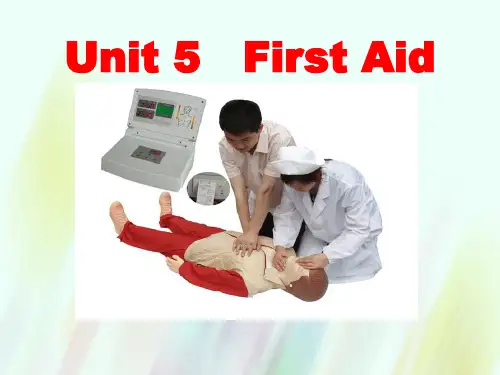 高中英语 Unit5 First aid课件 新人教版必修5