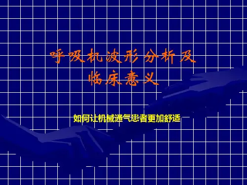 2018年呼吸力学波形分析与临床意义