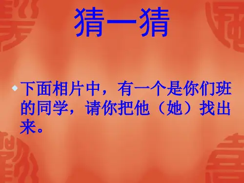 《自画像》精品PPT课件