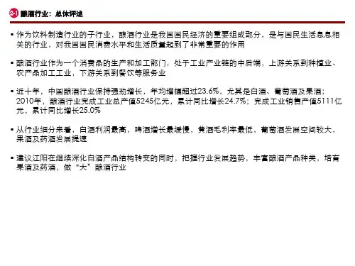 酿酒产业